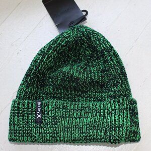 New with Tags - Hurley Max Cuff Beanie in Gym Green Color, Unisex Ski Style